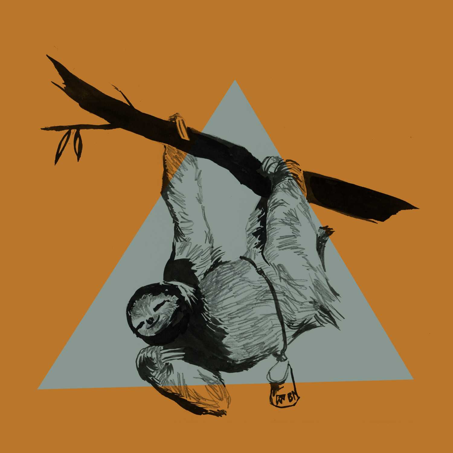 Sloth tshirt design BMC image